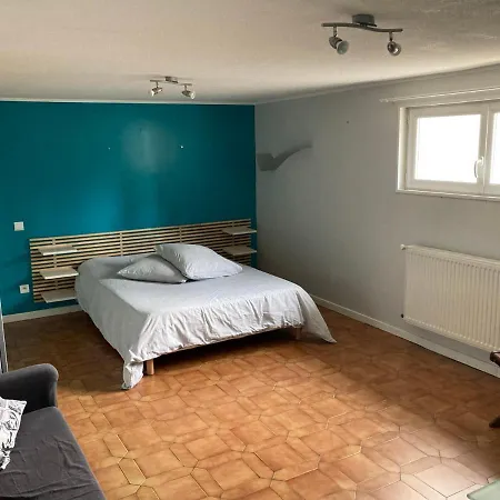 Appartement En Rez-De-Chaussee De Maison Montanay Exterior foto